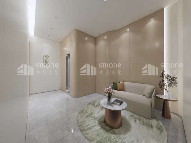 上海城市的绿墙景观